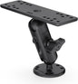 TUSITA Universal Marine Electronic Mount - B Size Medium, Aluminum Fish Finder Mount with 1" Ball for Boat, 360° Rotation, High Salt Water Resistant, Compatible with Garmin, Lowrance and More - PuriLite