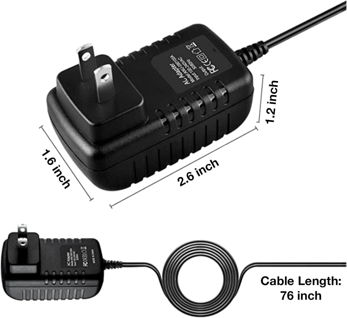Purilite Select Wireless AC Adapter Power Supply – Compatible with IP Cameras, CE Certified, Travel-Friendly Design - PuriLite