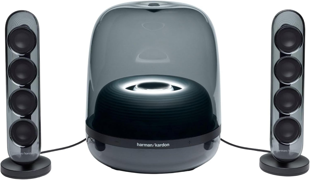 Harman Kardon SoundSticks 4 Bluetooth Speaker System, Black (HKSOUNDSTICK4BLKAM) - PuriLite