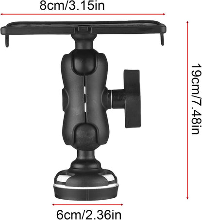 fosa Fish Finder Mount Base, Universal Fish Finder Bracket, Adjustable Kayak Electronic Holder with 360° Rotation Fishing Accessories - PuriLite