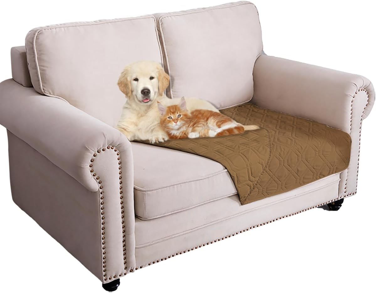 Ameritex Waterproof Dog Bed Cover Pet Blanket for Furniture Bed Couch Sofa Reversible - PuriLite