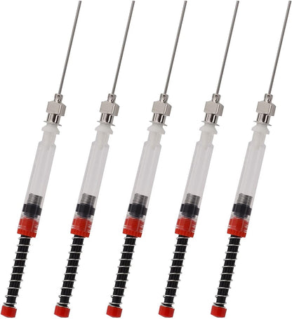 Asvine 5 Pack Fountain Pen Ink Syringe Filler, Spring Converter with Removable Blunt Needle Tip - PuriLite