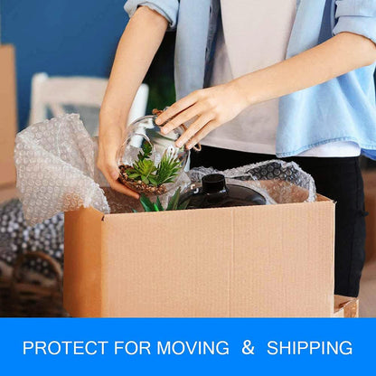Bubble Cushioning Wrap Rolls 2-Pack,Easy to Tear Small Bubble Thicker & Durable for Packing Delivering & Moving Perforated every 12in 12 Inchx72 Feet Total (white),MR011902 - PuriLite