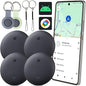 Bestray GPS Tracker Android, Air Smart Tag Compatible with Google Find My (Android Only), Key Finder for Keys, Luggage, Suitcase, Wallet, IP66 Waterproof, 4 Pack - PuriLite