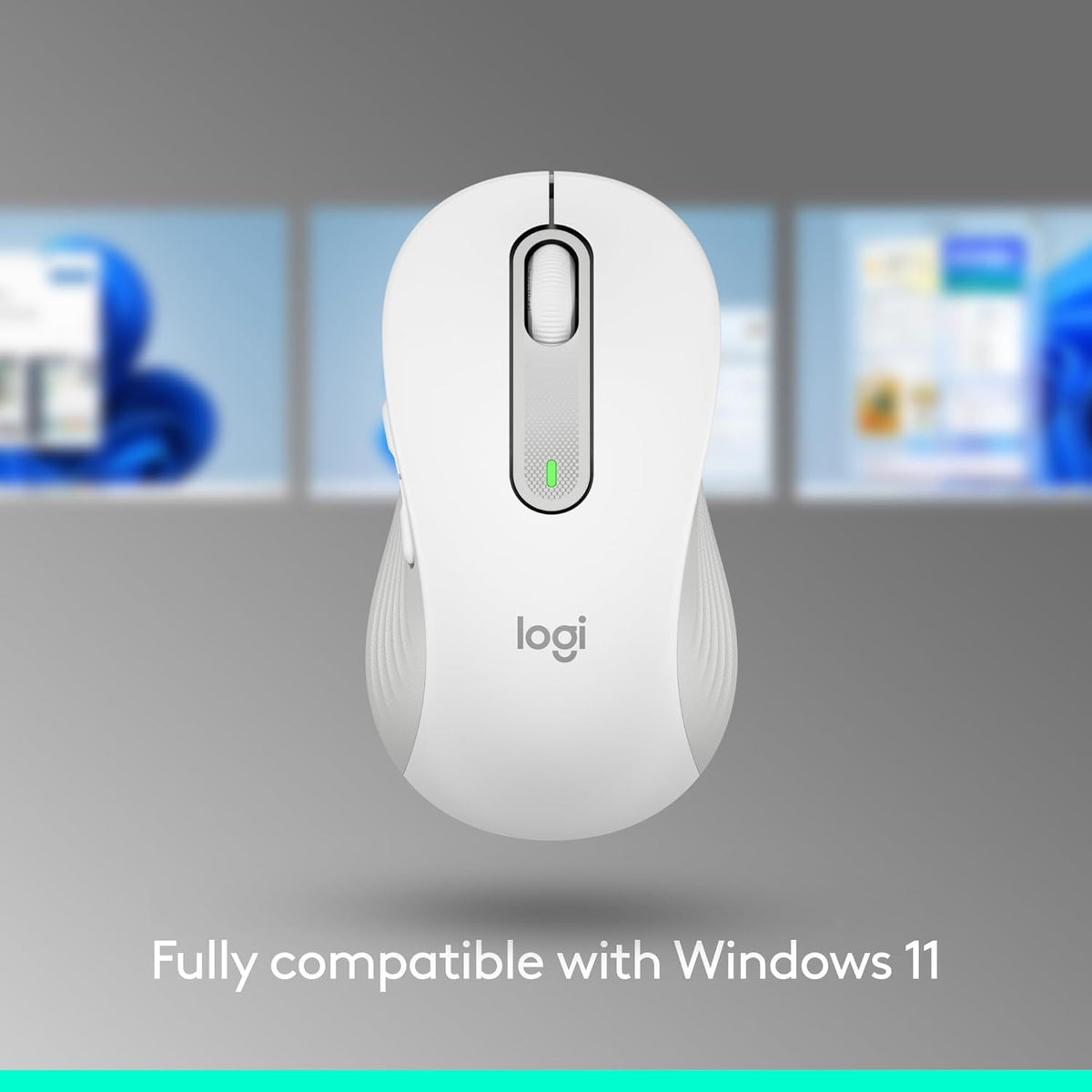 Logitech Signature M650 L Full Size Wireless Mouse - For Large Sized Hands, 2-Year Battery, Silent Clicks, Customizable Side Buttons, Bluetooth, for PC/Mac/Multi-Device/Chromebook - Black - PuriLite
