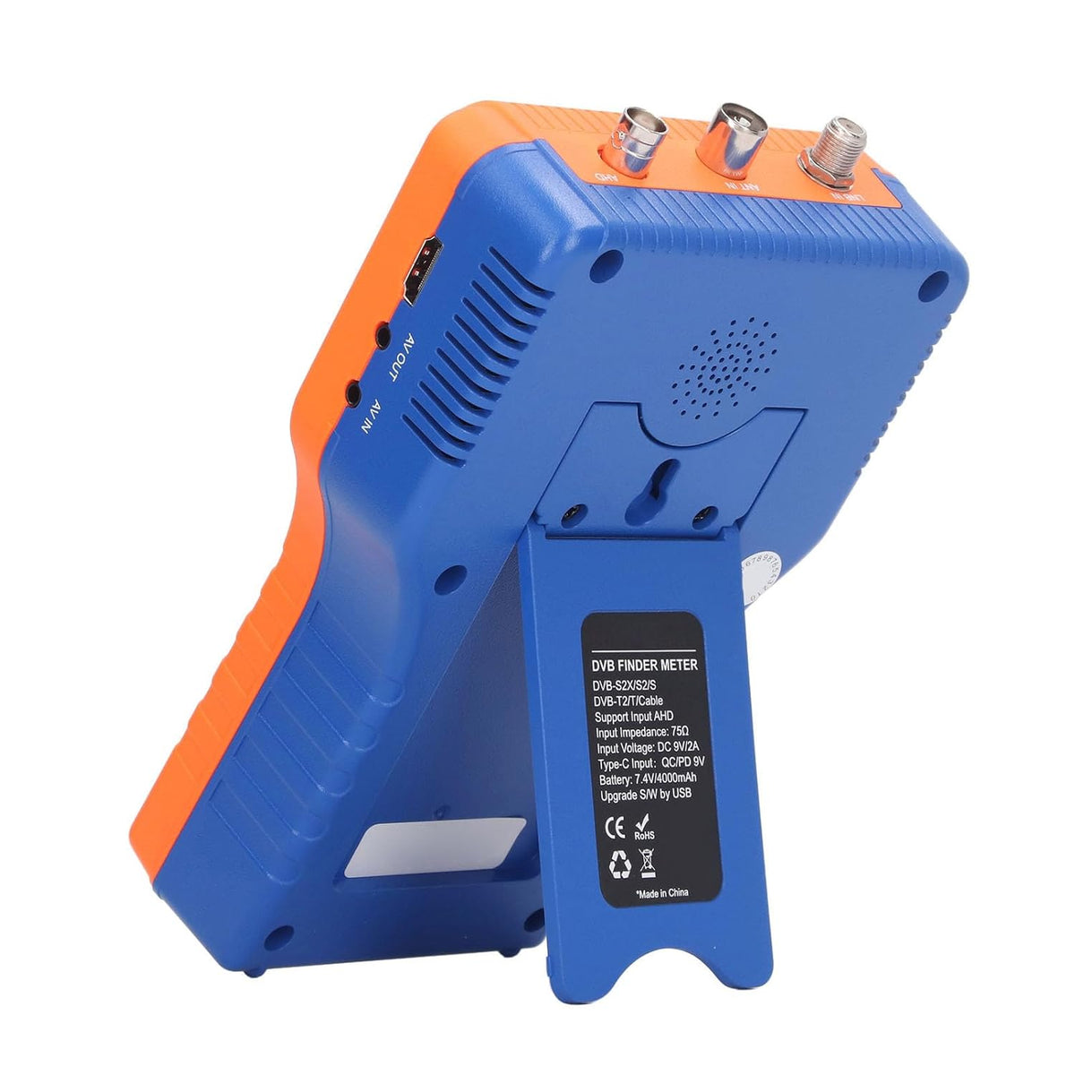 Satellite Finder, V8 Finder PRO FTA DVB S2 S2X Meter Digital Satellite Finder with 4.3inch LCD Screen Compass Function (US Plug) - PuriLite