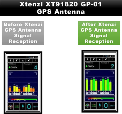 Xtenzi Replacement Active GPS Antenna Compatible with Select JVC Navigation KW-NT30HD KW-NT50HDT QAL1088-003 QAL1088-001 Models - PuriLite