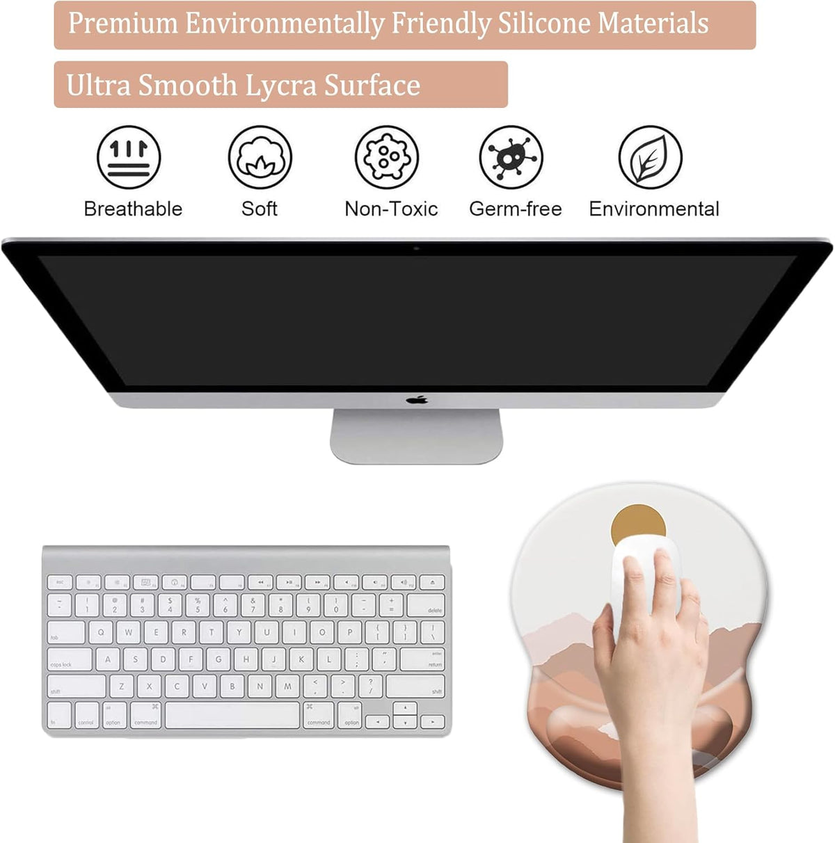 Purilite Select Ergonomic Mouse Pad - PuriLite