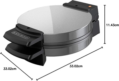 BLACK+DECKER WMB500 Belgian Waffle Maker, Stainless Steel - PuriLite