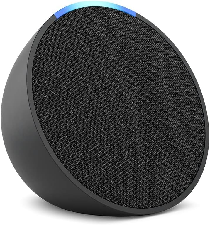 Amazon Echo Pop (newest model), Our smallest Alexa speaker, Fits in any room, Charcoal - PuriLite