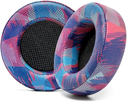 WC Upgraded Replacement Earpads for Corsair Virtuoso RGB Wireless Gaming Headset Made by Wicked Cushions | Improved Durability, Thickness, Softer Leather, and Sound Isolation | (90s Black) - PuriLite