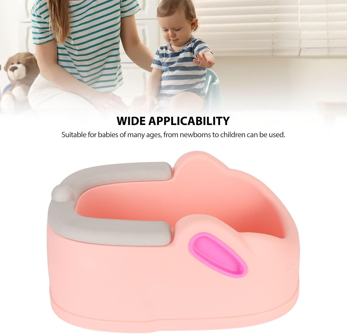 27 X 41.5 X 18.5cm Baby Butt Washing Basin Children Butt Wash Basin Baby Boys and Girls Butt Bath Washing Seat Portable Lightweight Washing Basin for Newborn Infant Toddler - PuriLite