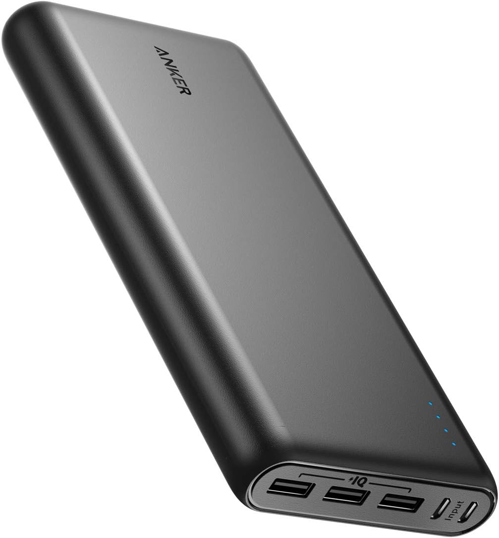 Anker Power Bank, 26,800 mAh External Battery with Dual Input Port and Double-Speed Recharging, 3 USB Ports for iPhone 15/15 Plus/15 Pro/15 Pro Max, iPad, Samsung, Android and Other Devices - PuriLite