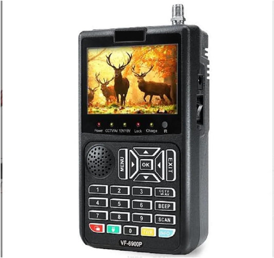 VF-6900P HD Digital Satellite Finder DVB-S/DVB S2/MPEG2 Sat Finder Meter SatelliteTV Receiver Tuner Vs ST-5150 KPT-716TS(VF6900P) - PuriLite