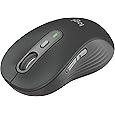 Logitech Signature M650 L Full Size Wireless Mouse - For Large Sized Hands, 2-Year Battery, Silent Clicks, Customizable Side Buttons, Bluetooth, for PC/Mac/Multi-Device/Chromebook - Black - PuriLite