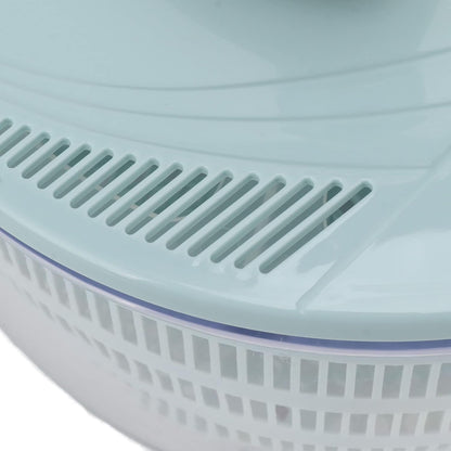 Salad Spinner Lettuce Washer with Drain Bowl Colander Handle, Veggie Dryer Fruit Washer Drainer for Cleaning Drying Greens Vegetables Fruits(Blue) - PuriLite