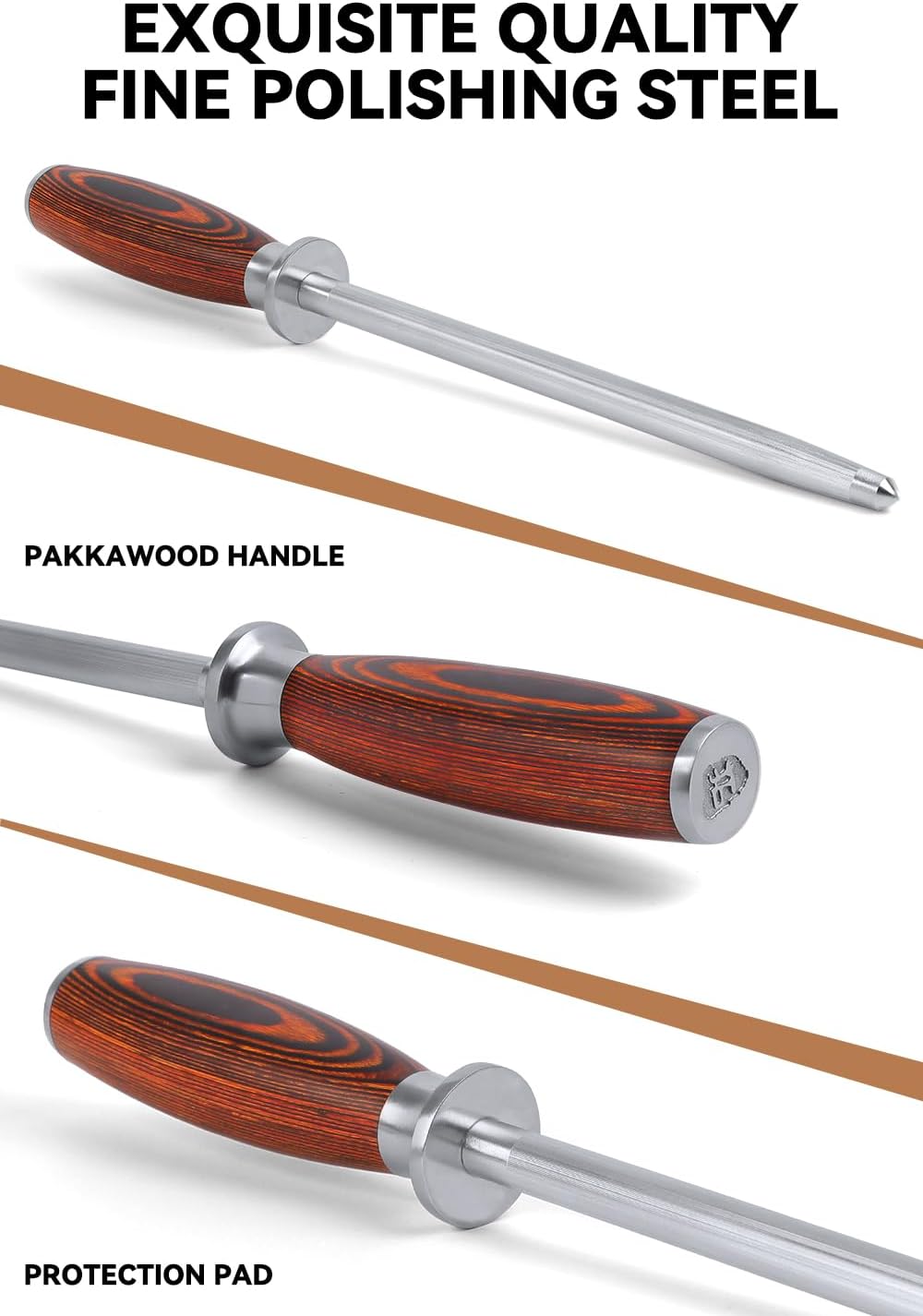 TUO Boning Knife - Razor Sharp Fillet Knife - High Carbon German Stainless Steel Kitchen Cutlery - Pakkawood Handle - Luxurious Gift Box Included - 7 inch - Fiery Phoenix Series - PuriLite