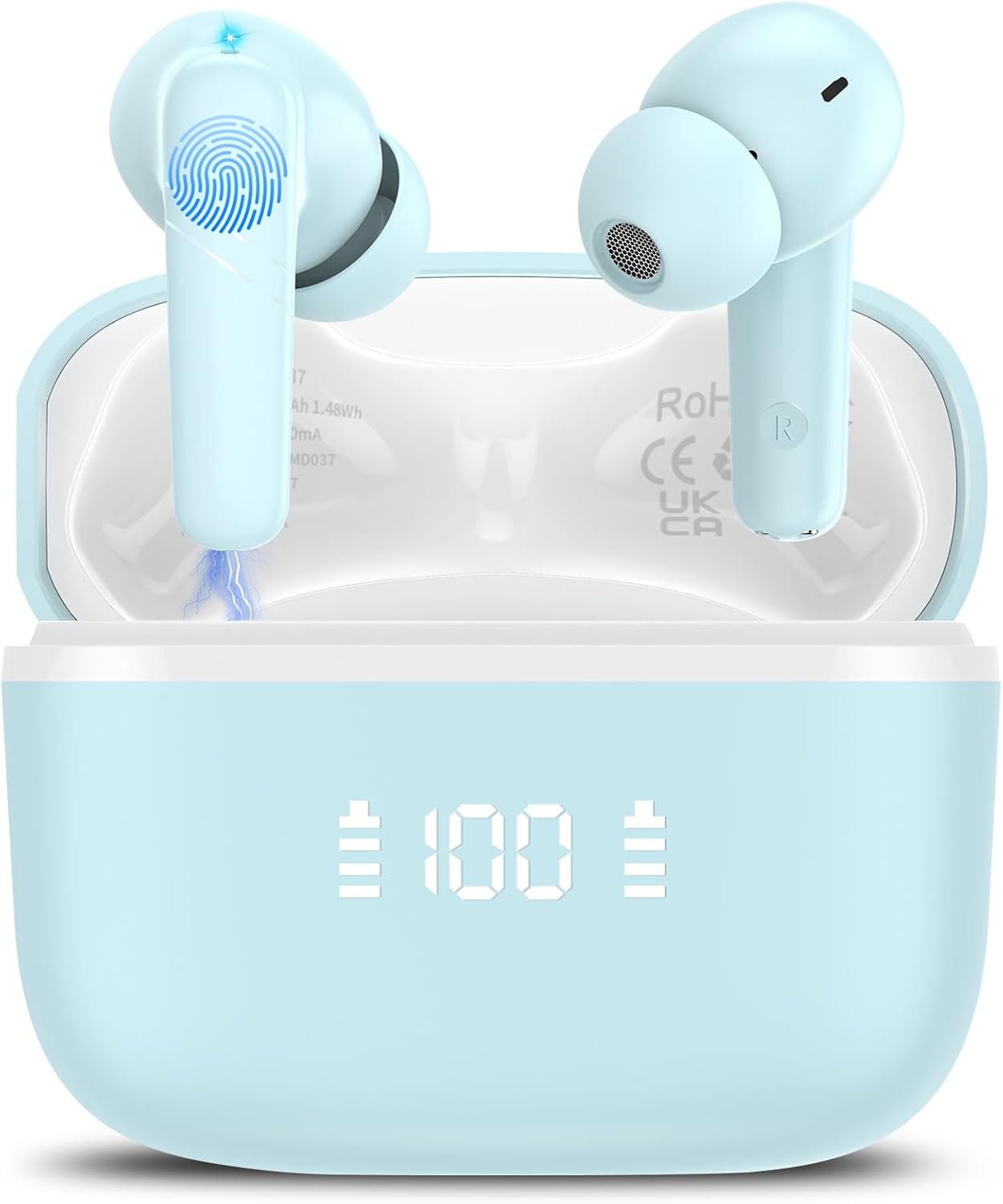 AI Translation Earbuds Real Time, 3-in-1 Language Translator Earbuds for 144 Languages & Accents Online Translation, 48H translate Earbuds with Bluetooth & APP for Travel/Business/Learning, Black - PuriLite