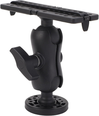 ZAWELIYO Fish Finder Mount Holder Rack 360 Degree Rotatable Height Adjustable Shock for Kayaks Canoes Accessories - PuriLite