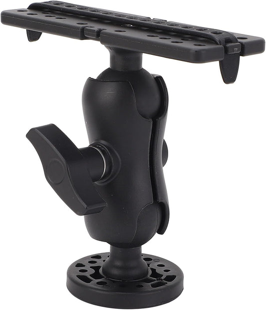ZAWELIYO Fish Finder Mount Holder Rack 360 Degree Rotatable Height Adjustable Shock for Kayaks Canoes Accessories - PuriLite
