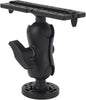 ZAWELIYO Fish Finder Mount Holder Rack 360 Degree Rotatable Height Adjustable Shock for Kayaks Canoes Accessories - PuriLite