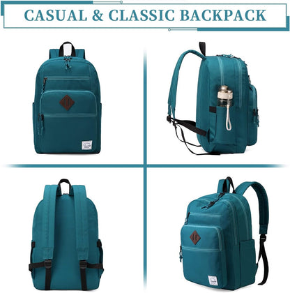 School Backpack for Men Women,Vaschy Lightweight School Bag Bookbag Casual Daypack for High School/College/Teens/Travel/Work - PuriLite