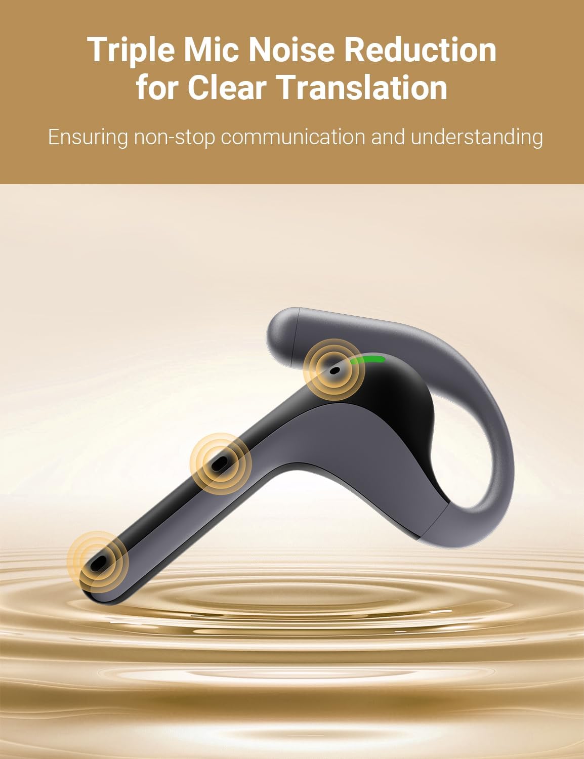 Timekettle W4 Pro AI Interpreter Earbuds,Bidirection Simultaneous Translation,Translator Device Supporting 40 Languages,Translator Earbuds for Call and Video Translation, APP Work with IOS and Android - PuriLite