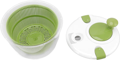 Salad Spinner with Hand Crank, Multifunctional Vegetable Spinner, Salad Dryer, Kitchen Tool - PuriLite