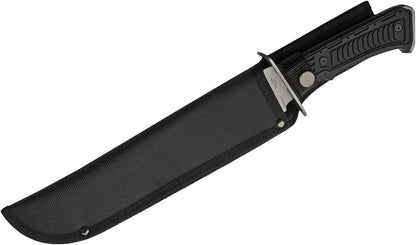 SZCO Supplies 15" Outdoor Survival Silver Tech Bowie Blade Knife, 211515-SL - PuriLite
