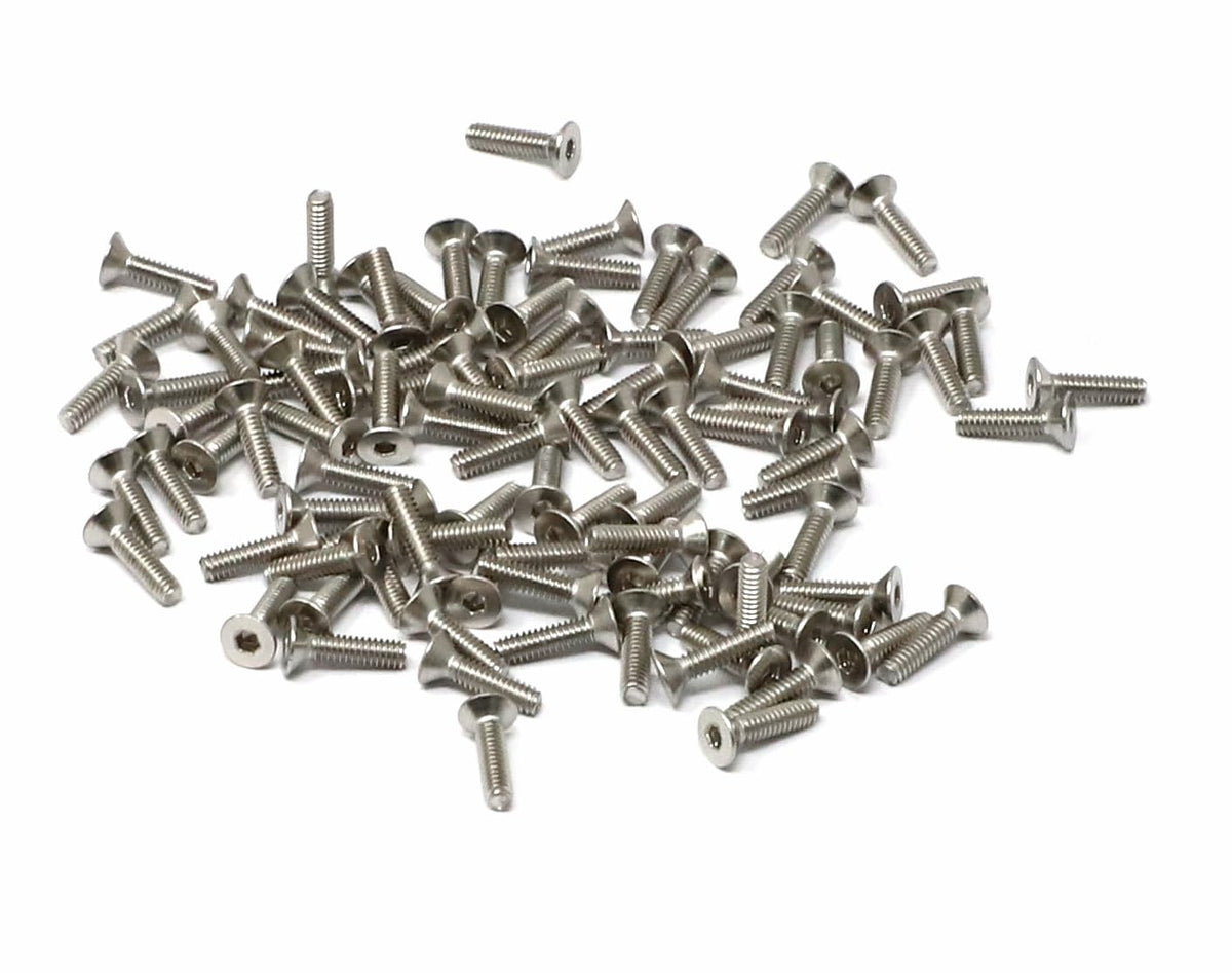 iexcell 5 Pcs M8 x 80mm Thread Pitch 1.25 mm Stainless Steel 304 Hex Socket Flat Head Cap Screws Bolts Kit - PuriLite