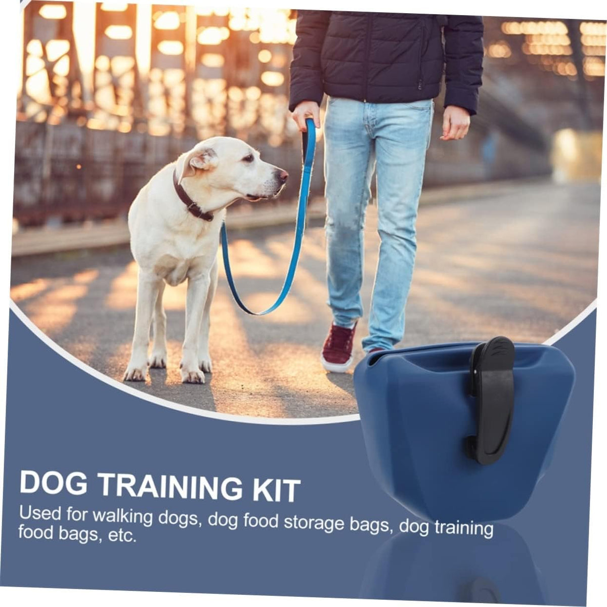 VOSAREA 2pcs Silicone Dog Treat Container Training Pouch Pet Supplies for Puppies - PuriLite