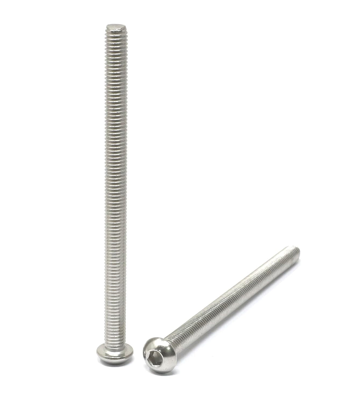 iexcell 50 Pcs M6 x 20mm Thread Pitch 1 mm Stainless Steel 304 Hex Socket Button Head Cap Screws Bolts Kit - PuriLite