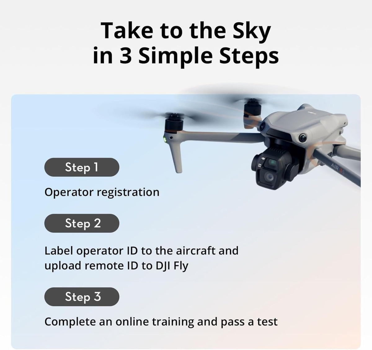 DJI Air 3S Fly More Combo (RC 2 Screen Remote Controller), Drone with 1" CMOS Wide-Angle & Medium Tele Camera for Adults, 4K/60fps, Omnidirectional Sensing & 3 Batteries for Extended Flight Time - PuriLite