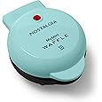 Holstein Housewares Personal/Mini Waffle Maker, Non-Stick Coating, Yellow - 4-inch Waffles in Minutes, Ideal for Breakfast, Brunch, Lunch or Snacks - PuriLite