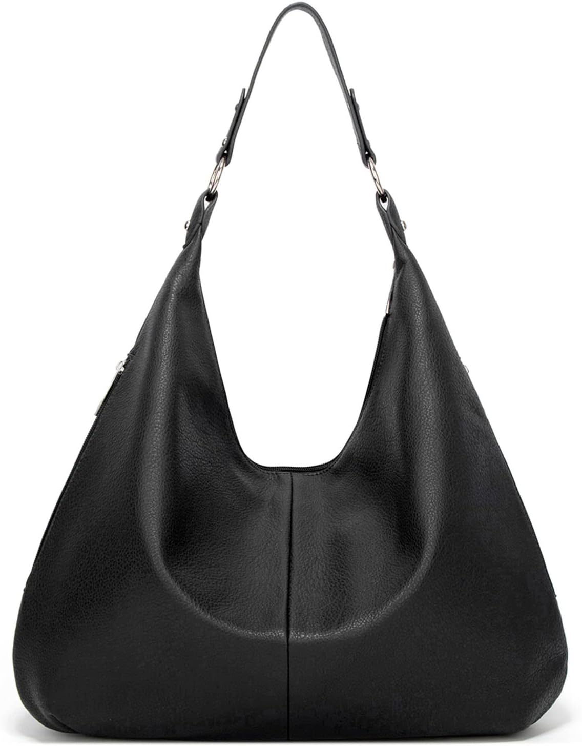 Ashioup Hobo Bags for Women Soft PU Leather Shoulder Bag Vintage Slouchy Handbag with Zipper - PuriLite