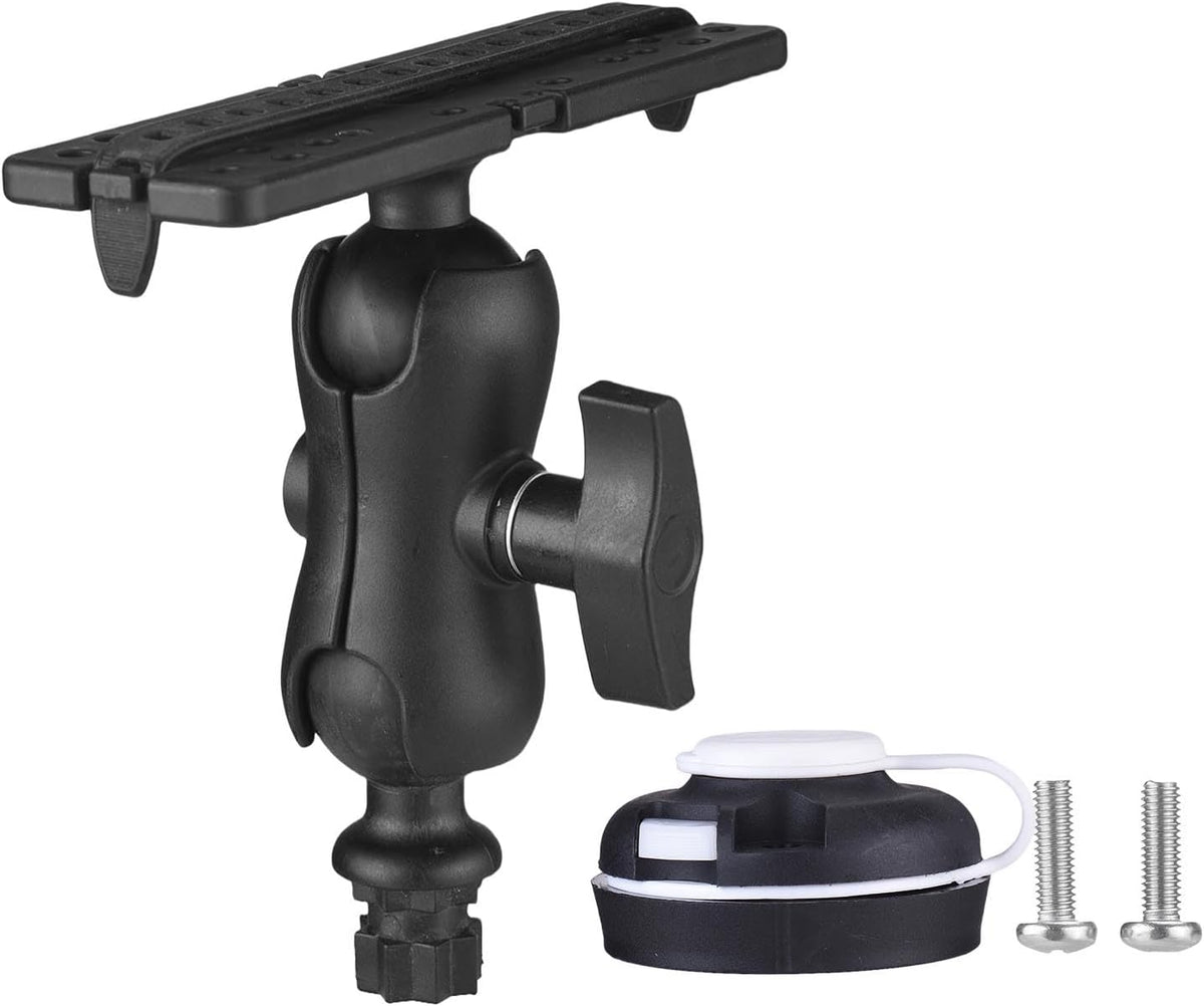 fosa Fish Finder Mount Base, Universal Fish Finder Bracket, Adjustable Kayak Electronic Holder with 360° Rotation Fishing Accessories - PuriLite