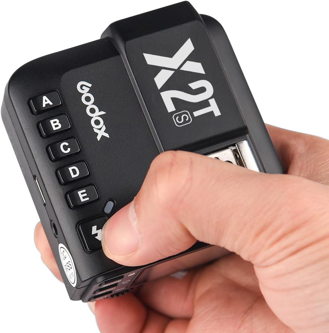 Godox X2T-S TTL Wireless Flash Trigger for Sony, 1/8000s HSS, Bluetooth Connection Supports iOS/Android App Controller, TCM Function, 5 Separate Group Buttons, New Hotshoe Locking, New AF Assist Light - PuriLite