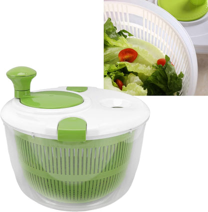 QANYEGN Salad Spinner, Hand Cranking Vegetable Spinner, Multifunctional Lettuce Greens Dryer, for Kitchen Tool - PuriLite