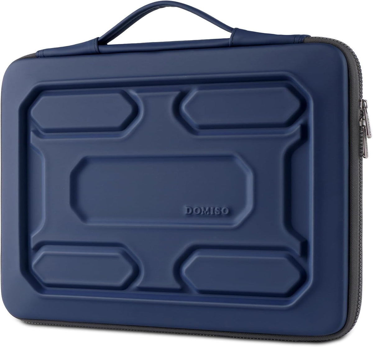 DOMISO 15.6 inch Laptop Sleeve with Handle Protective Shockproof Waterproof EVA Case for 15.6" Yoga 720 IdeaPad 310 320 ThinkPad T570/Legion 5 Gen 6/HP Envy 15/15.6" Notebooks, Dark Blue - PuriLite