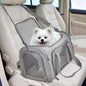 Cat, Dog Carrier for Small Medium Cats Puppies up to 15 Lbs, TSA Airline Approved Carrier Soft Sided, Collapsible Travel Puppy Carrier - Grey - PuriLite