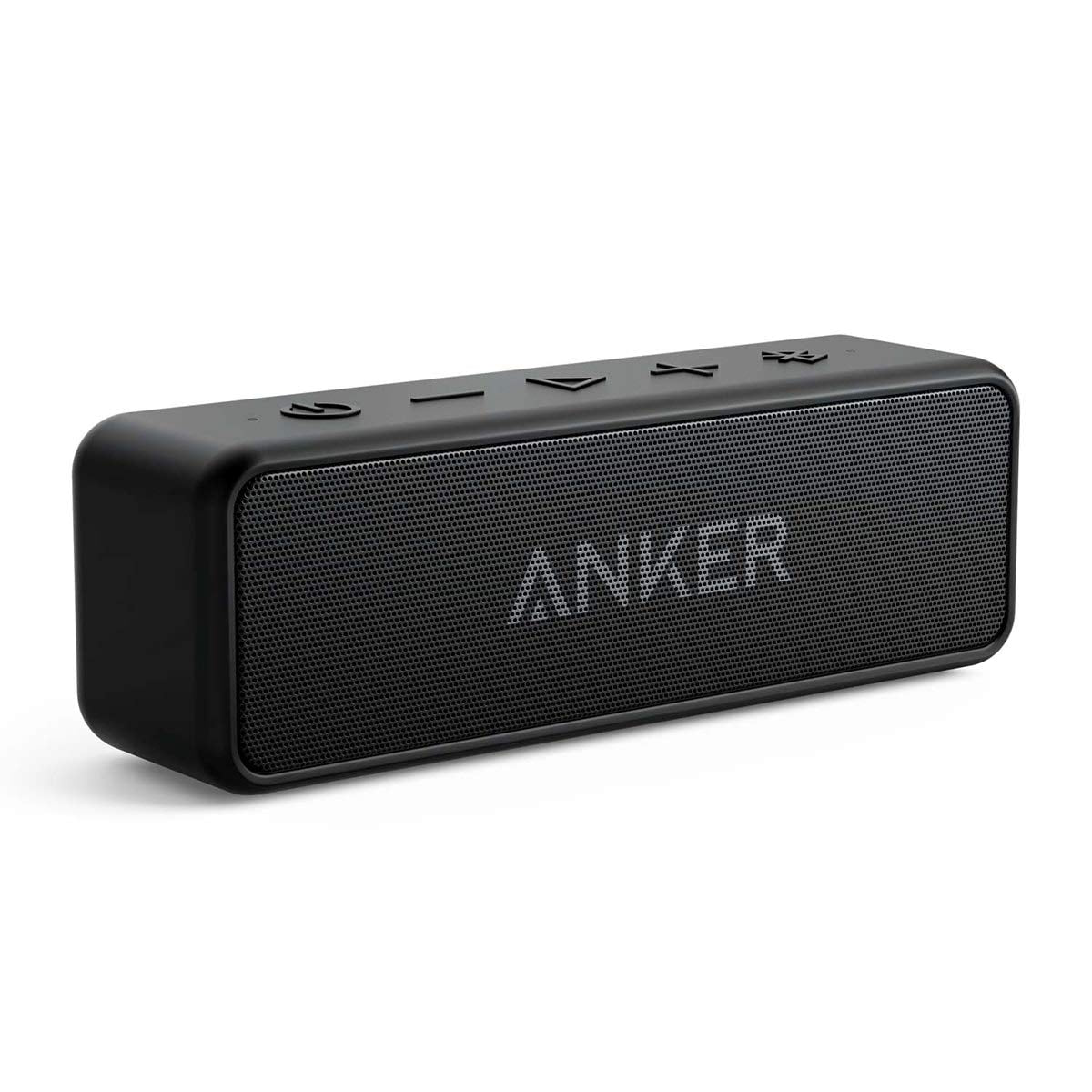 Anker Soundcore 2 Portable Bluetooth Speaker with 12W Stereo Sound, Bluetooth 5, Bassup, IPX7 Waterproof, 24-Hour Playtime, Wireless Stereo Pairing, Speaker for Home, Outdoors, Travel - PuriLite