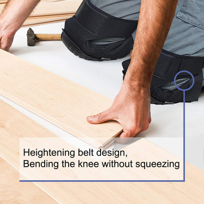Knee Pads, Preciva Professional Gel Knee Pads for Work, Heavy Duty High Anti-Slip Straps and Double Gel Cushion Foam Padding Construction Tool Kneepads - Cleaning, Flooring, Gardening - PuriLite