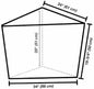 Schluter KERDI-Board-SB Triangular Shower Bench KBSB610TA - PuriLite