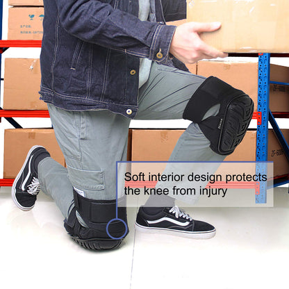 Knee Pads, Preciva Professional Gel Knee Pads for Work, Heavy Duty High Anti-Slip Straps and Double Gel Cushion Foam Padding Construction Tool Kneepads - Cleaning, Flooring, Gardening - PuriLite