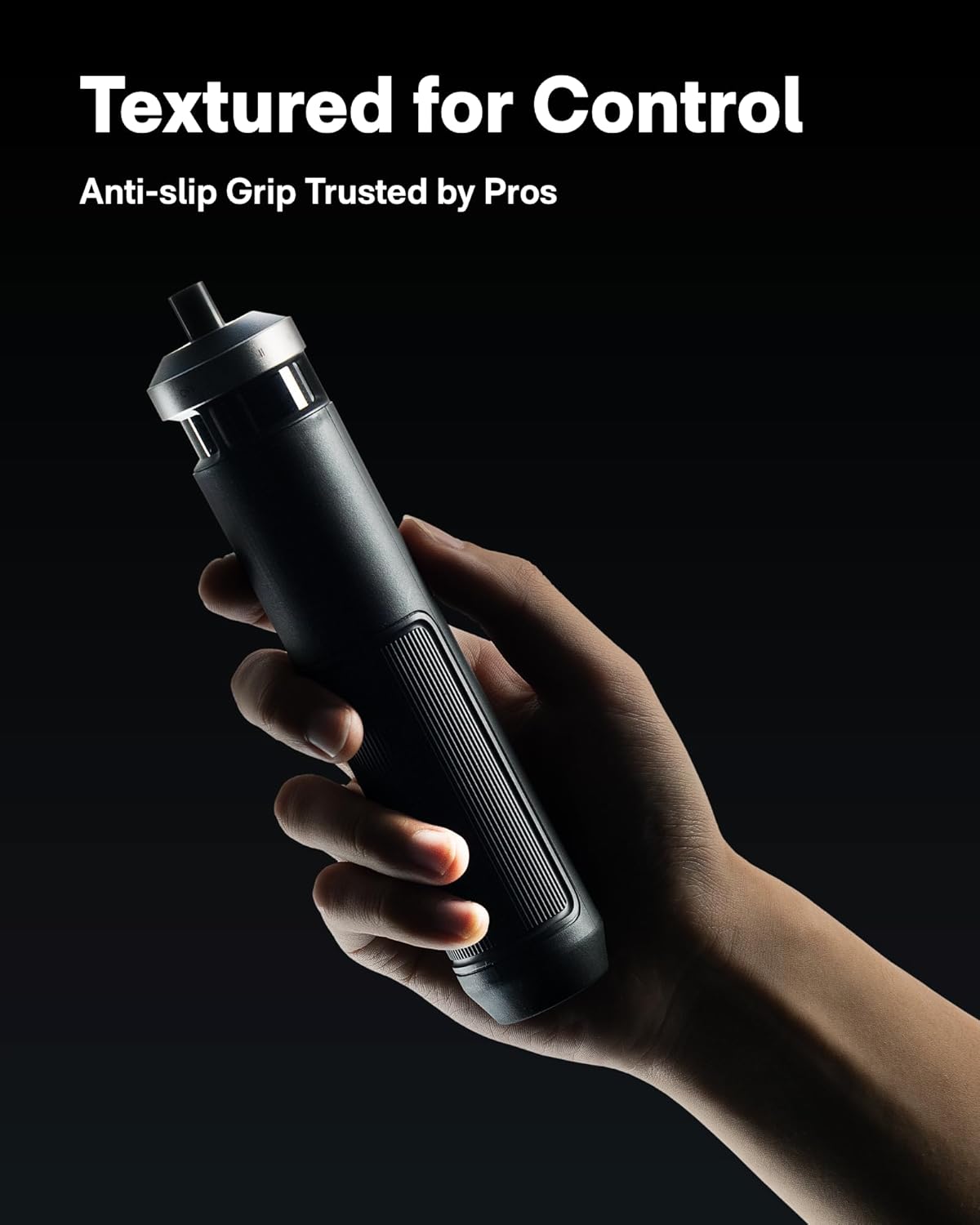 HOTO PixelDrive Electric Screwdriver – Smart Display Cordless Screwdriver with 6 Torque Settings, 30 Bits, LED Light & USB-C Rechargeable Battery - PuriLite