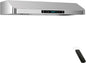 IKTCH 30 Inch Under Cabinet Range Hood with 900-CFM, 4 Speed Gesture Sensing&Touch Control Panel, Stainless Steel Kitchen Vent with 2 Pcs Baffle Filters(IKC01-30) - PuriLite