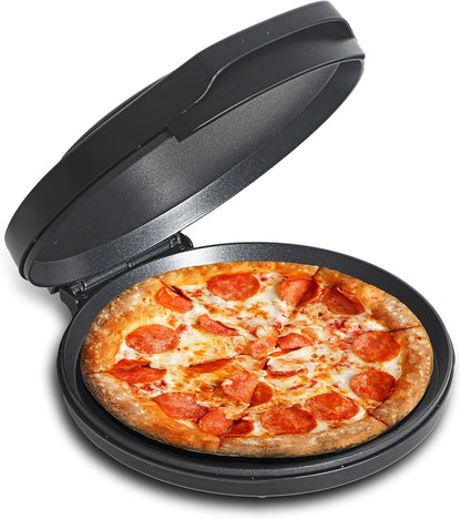 Commercial Chef CHQP12R 12 inch Countertop Pizza Maker - PuriLite