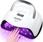 UV LED Nail Lamp, NAILGIRLS 168W Fast UV Light for Nails Gel Polish, Professional Curing with 4 Timer Setting Auto Sensor, LED Gel Nail Dryer for Fingernail and Toenail Home Salon Use, Nail Art Tools - PuriLite