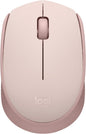 Logitech M170 Wireless Mouse for PC, Mac, Laptop, 2.4 GHz with USB Mini Receiver, Optical Tracking, 12-Months Battery Life, Ambidextrous - Rose - PuriLite
