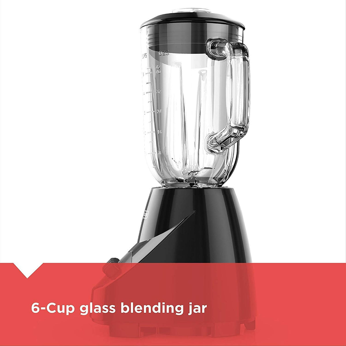 BLACK+DECKER Countertop Blender with 5-Cup Glass Jar, 10-Speed Settings, Black, BL2010BG - PuriLite